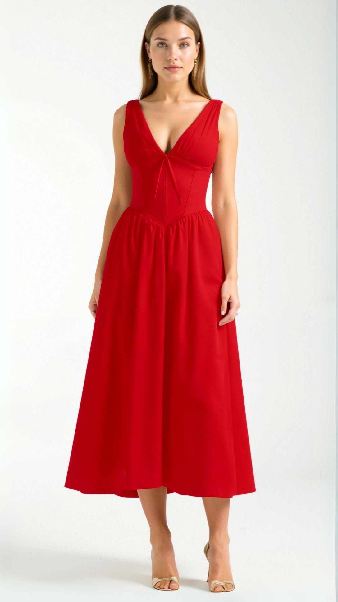 Cassiopeia Midi-Eintauchkleid 9