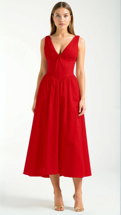 Cassiopeia Midi-Eintauchkleid 9