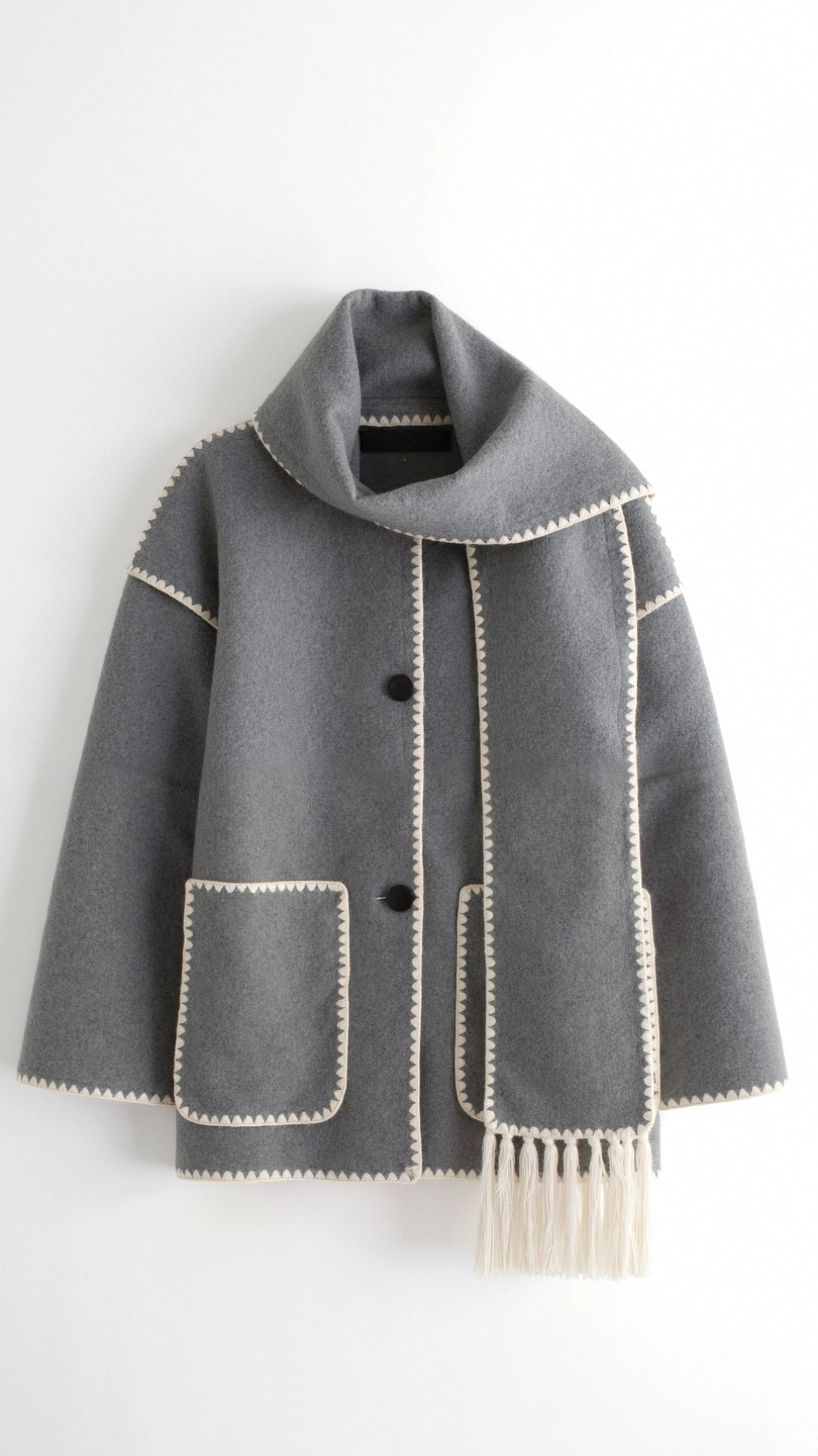 Catherine Kontrastbesetzte Schaljacke 2