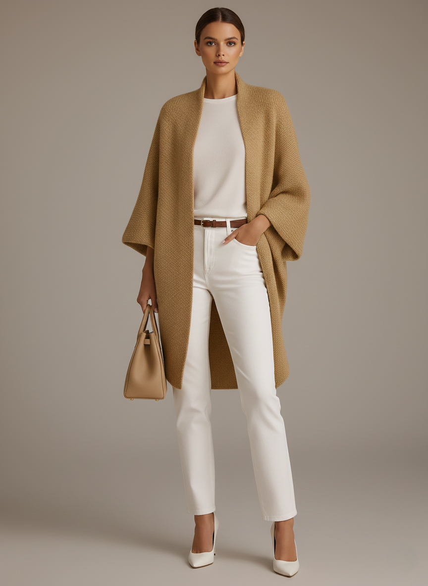 Laura Oversize Strickjacke - Sanft und Kuschelig warm