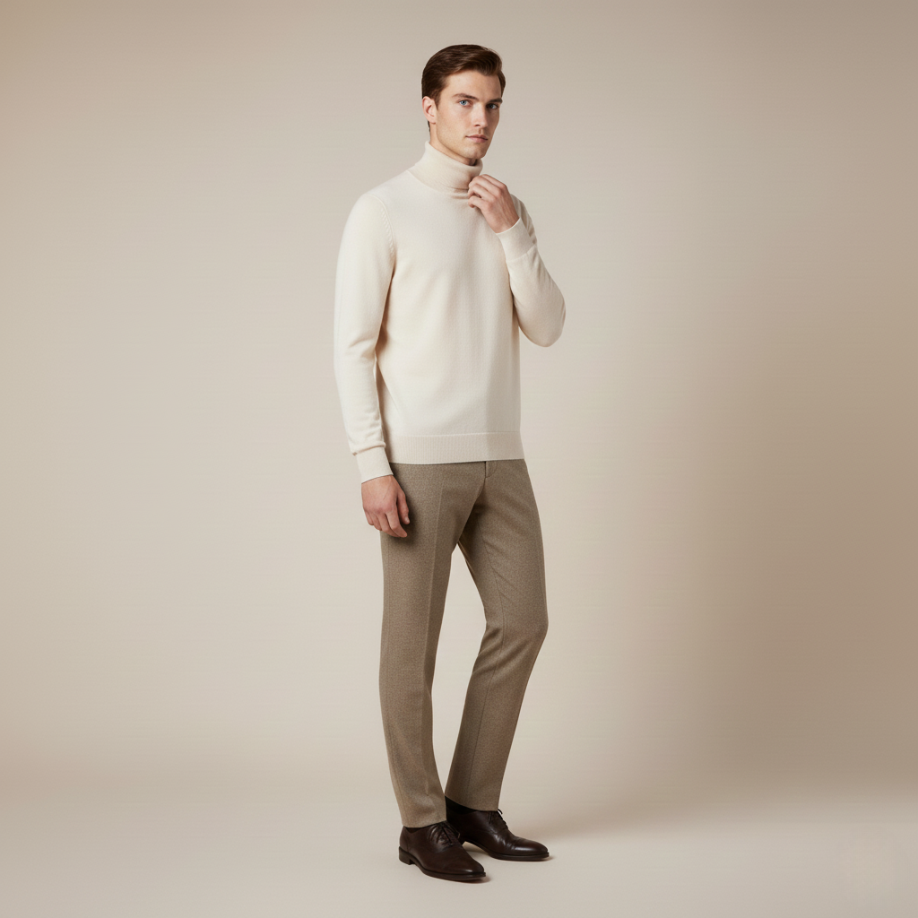 Louis Rollkragenpullover aus weicher Wolle