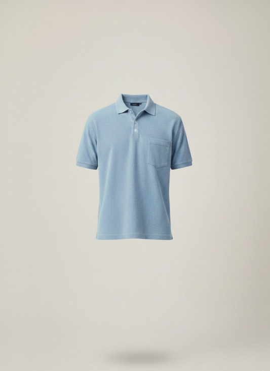 Bahamas Classic Himmelblau Poloshirt - Business Casual Look