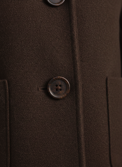 Luisa Stilvolle Jacke - Hochwertig Minimalistisch mit Stehkragen