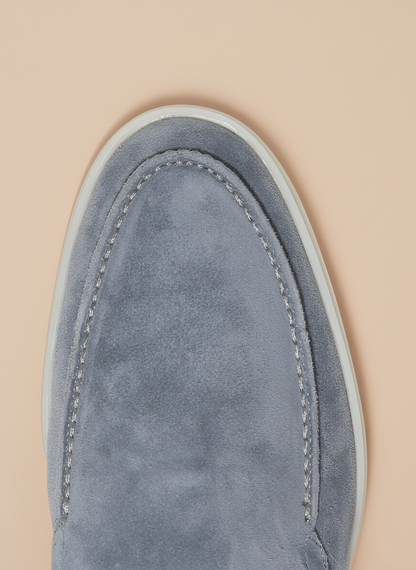 Elegante Hellblaue Yacht-Loafer - Angenehm und Weiche Passform