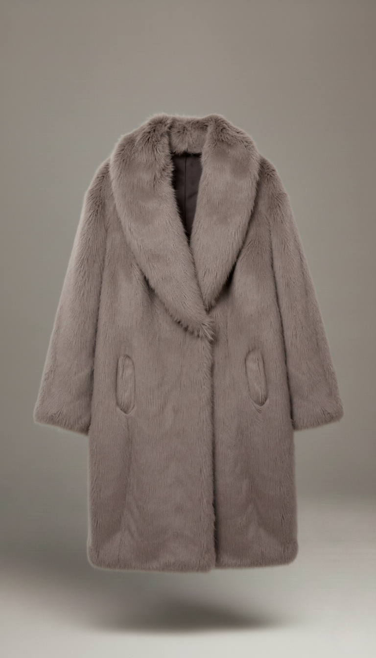 Sarah Lange Jacke - Aus Kunstpelz