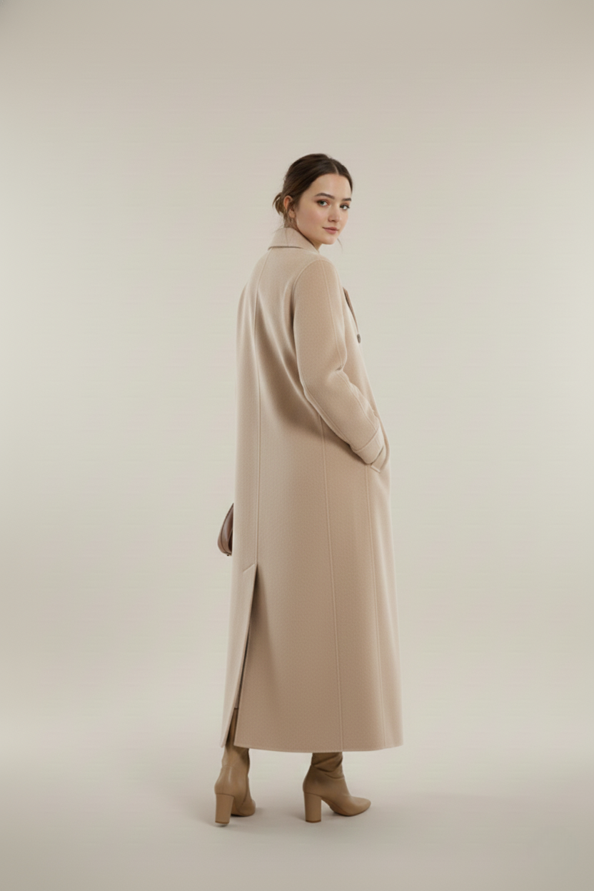 Loredana luxuriöser Wintermantel Damen - Warmer Mantel für kalte Wintertage