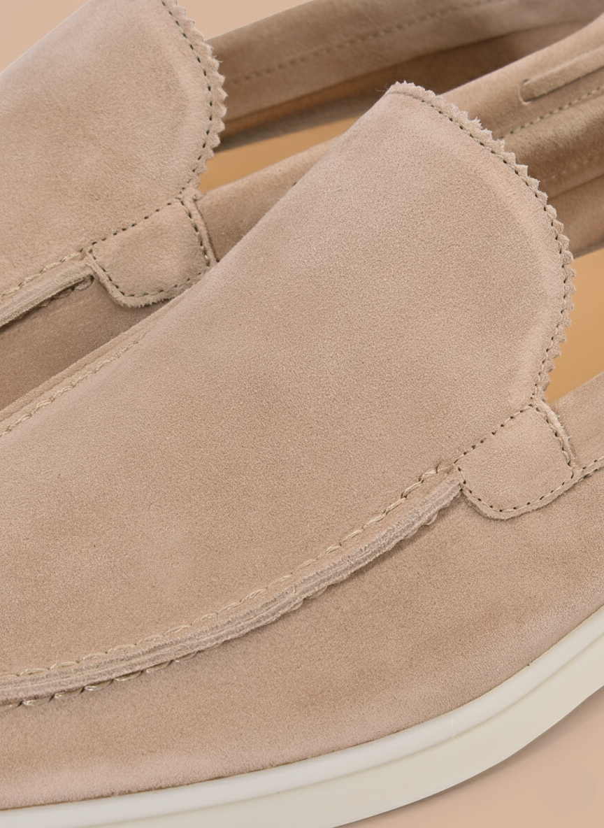 Hellbeige Yacht-Loafer - Mit angenehmer Passform