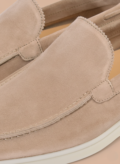 Hellbeige Yacht-Loafer - Mit angenehmer Passform