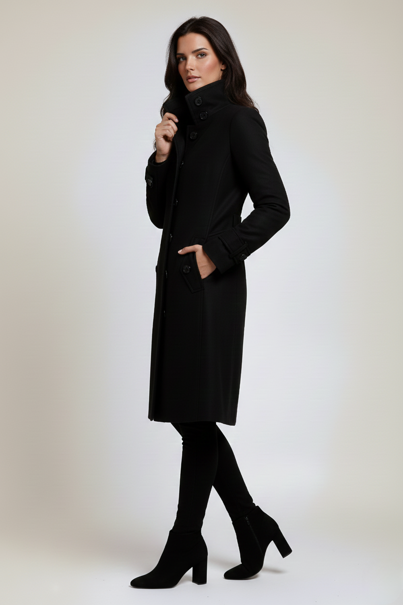 Alaska luxuriöser Wintermantel Lang - Elegantes Auftreten an kalten Wintertagen