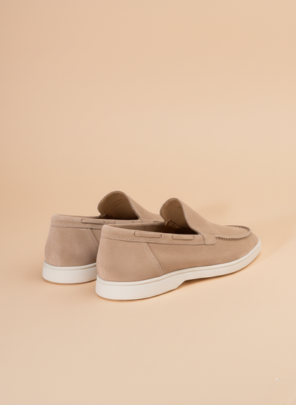 Hellbeige Yacht-Loafer - Mit angenehmer Passform