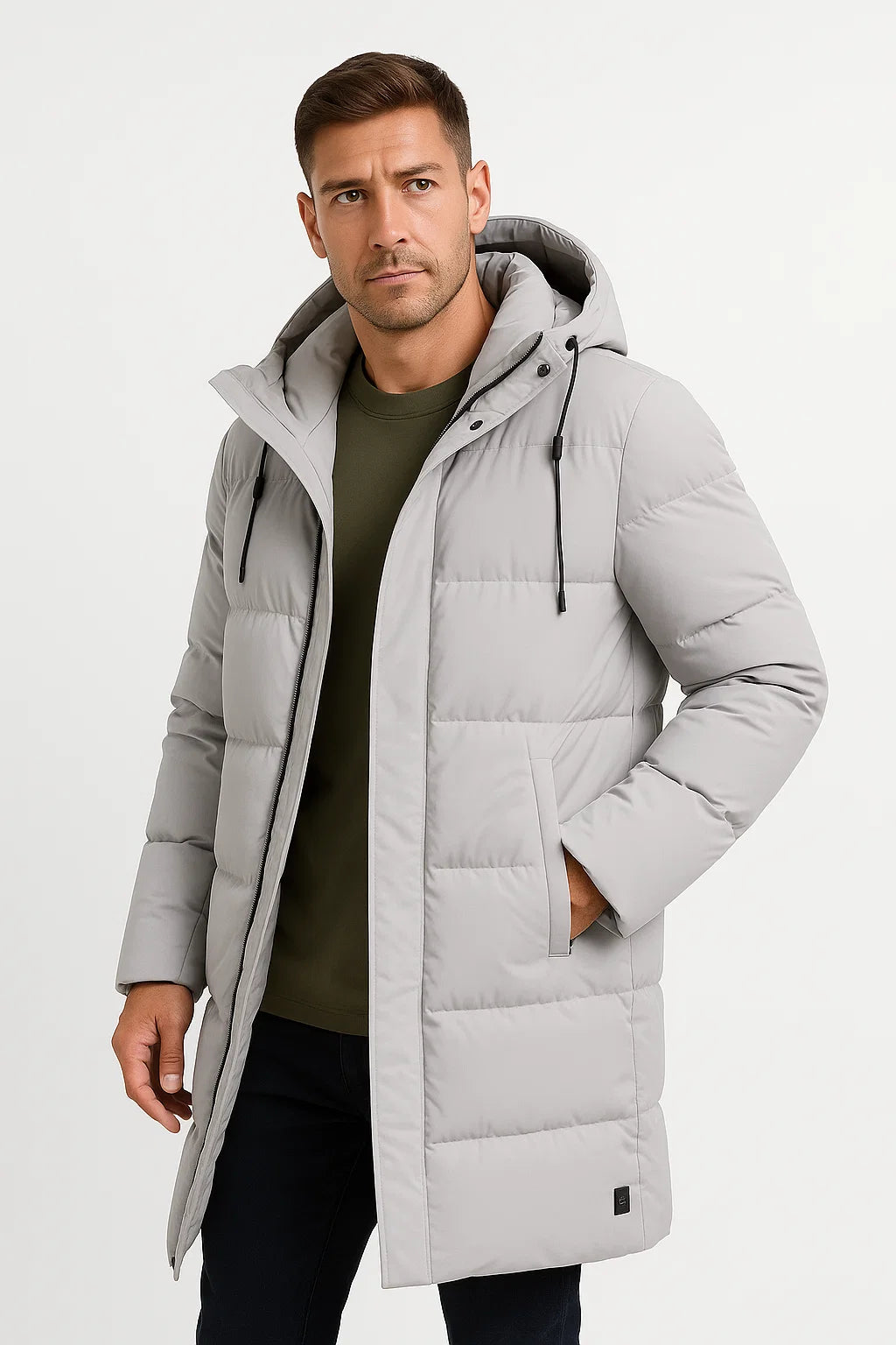 Herren Wasserdichte Pufferjacke – Isolierte Winterjacke 4