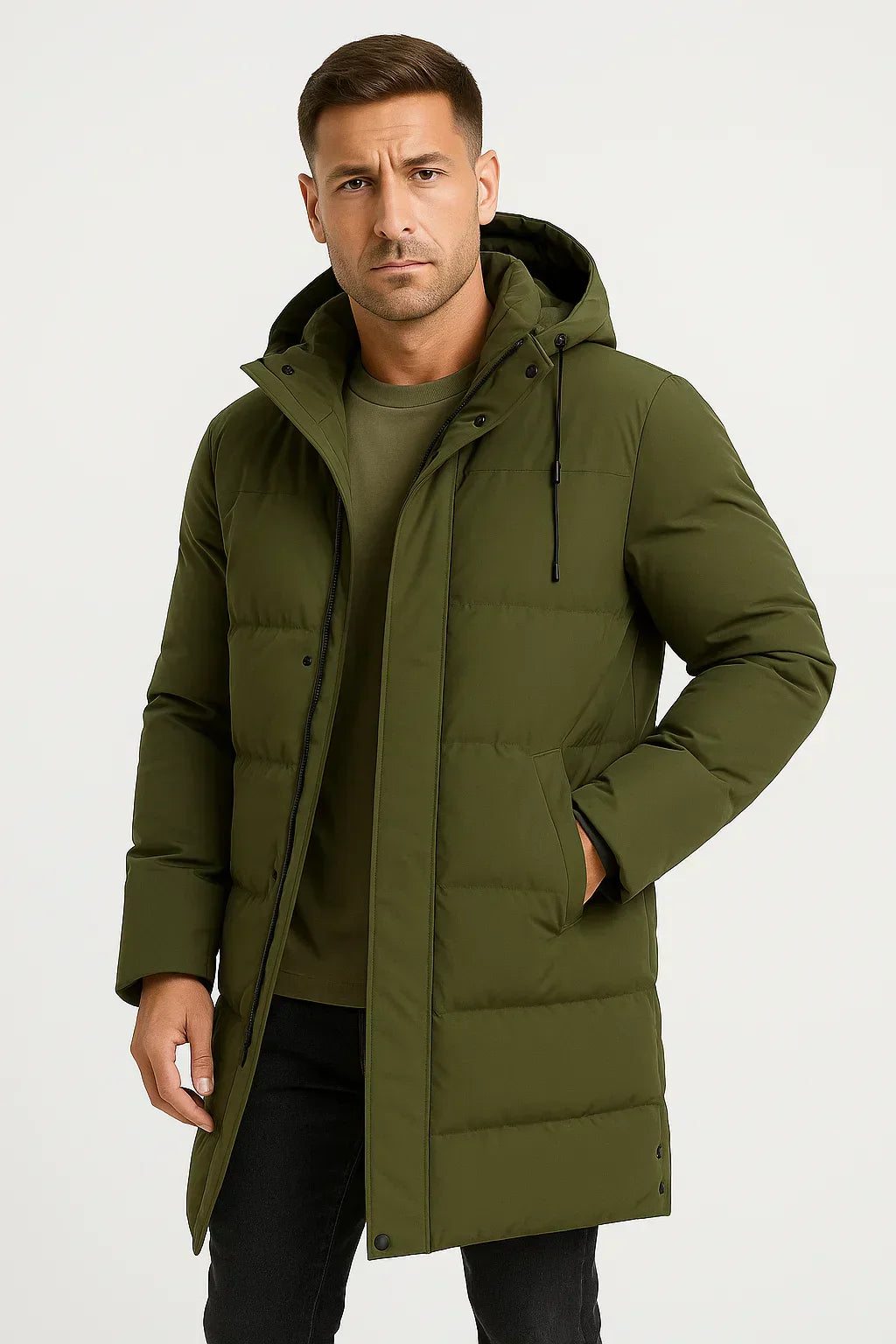 Herren Wasserdichte Pufferjacke – Isolierte Winterjacke 6