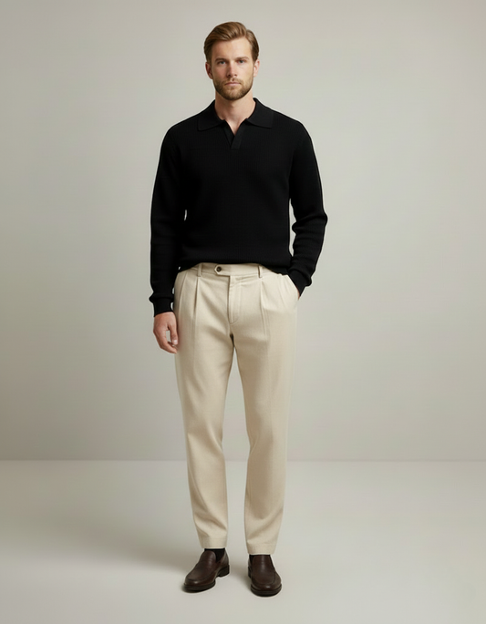 Luis elegante Old Money Hose - Business Casual