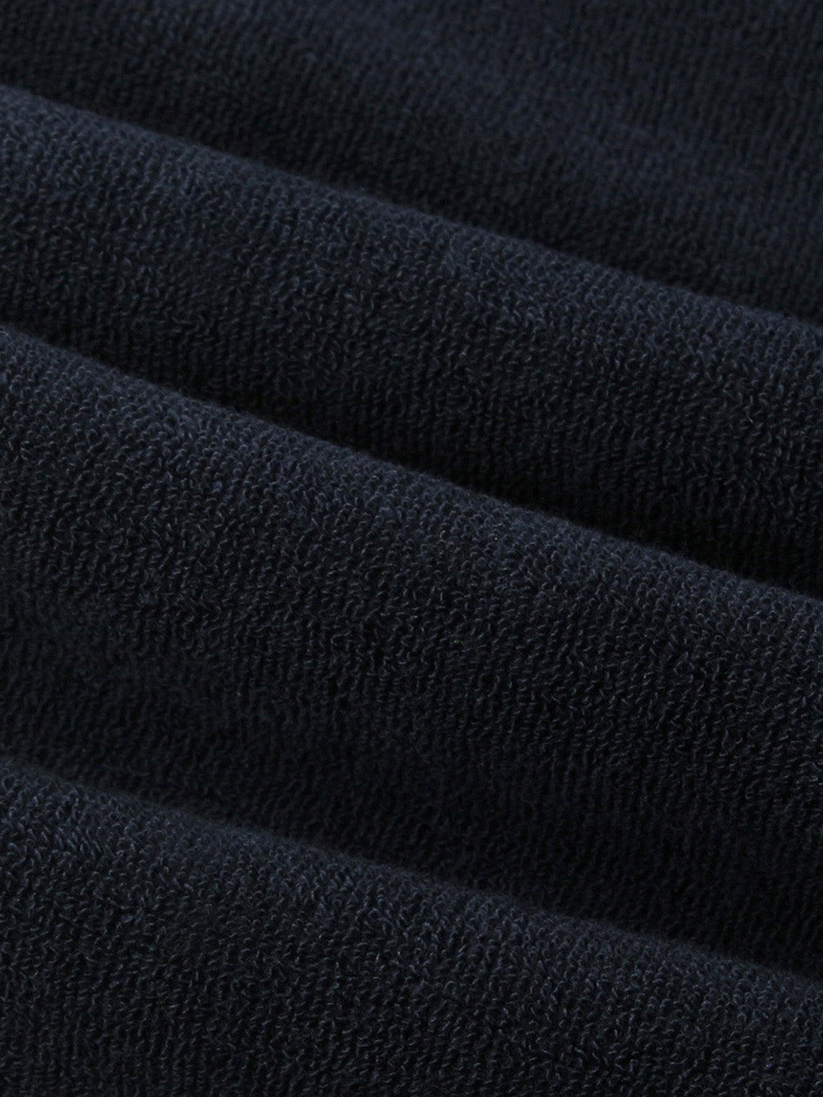 Marineblaues Frottee-Poloshirt 4