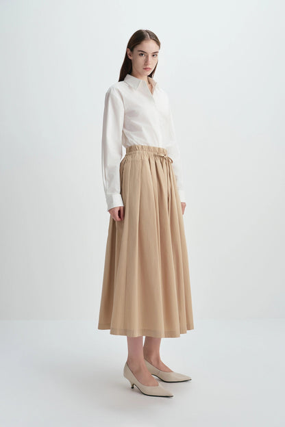 Panier Faltenrock mit Kordelzug in der Taille 4