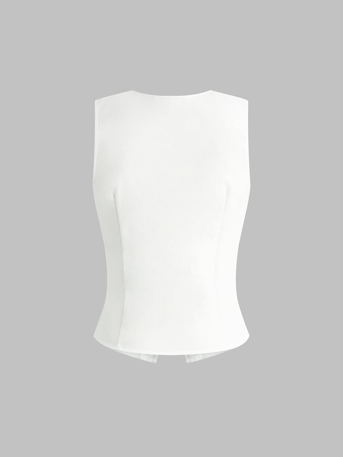 Tanktop aus Leinenmischgewebe mit Knopfleiste 6